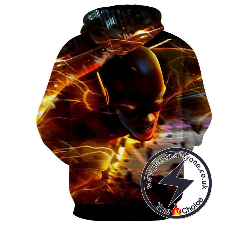 Flying Flash 3D Printed - The Flash Hoodies - Star Lab